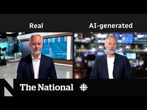 This news reporter is AI-generated